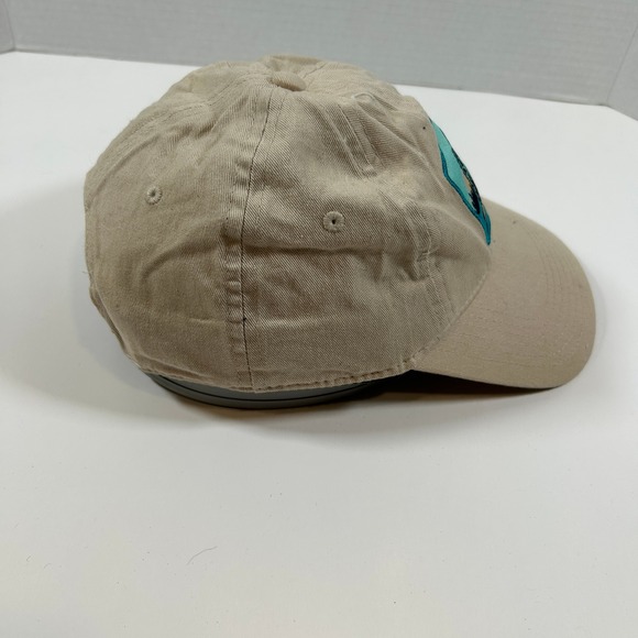 Bass Pro Shops Gone Fishing Baseball Cap Tan Snapback One Size Fits Most - Picture 5 of 5